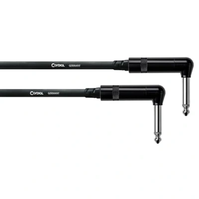 Obrázek CORDIAL kabel patch kytara jack zahnutý 60 cm INSTRUMENT Essentials Jacks