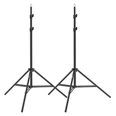 Obrázek Neewer 190 cm hliníkový stojan na stativ pro Studio Kits, fotografická světla, softboxy (černý, balení po 2 ks)