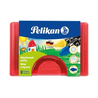 Obrázek Pelikan 723148 voskovky 665 / 8 voděodolné, tyčinek