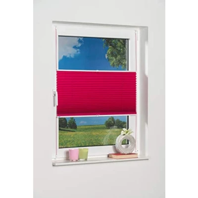 Obrázek K home Klemmfix plisé Palma fuchsie 60 x 130 cm +++zatemnění +++