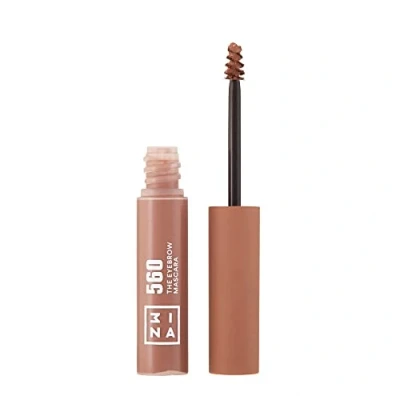 Obrázek 3INA MAKEUP The Eyebrow řasenka 560 tmavá blond fixuje objem nelepivá gelová receptura hustota &amp; plnější obočí multiplikátor gelový vzorec veganský Cruelty Free