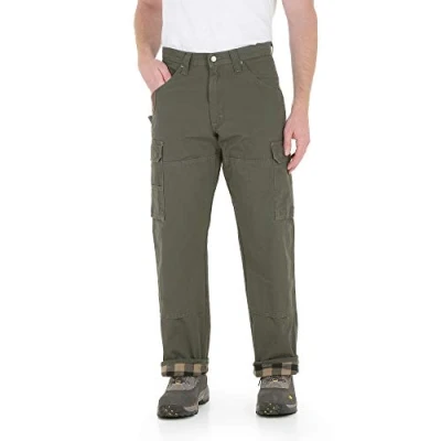 Obrázek Wrangler Riggs Workwear Men&#039;s Lined Ranger Pant, Loden