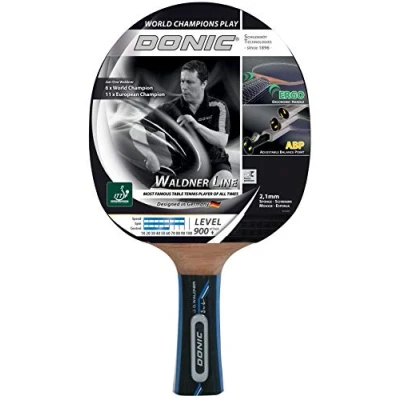 Obrázek Schildkröt Pálka na stolní tenis Waldner 900 s ABP technologií a ergonomickou rukojetí Tt, dřevo/přírodní, One Size