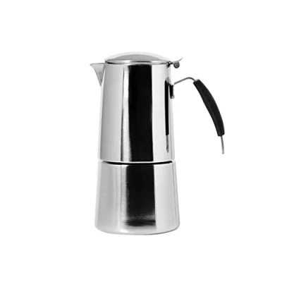 Obrázek Ilsa Omnia kávovar Espresso, indukční dno, ušlechtilá ocel, stříbro, na 4 šálky