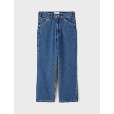 Obrázek Name it Nkmryan Džíny Straight Fit pro děti, Velikost: 164, Dark blue denim