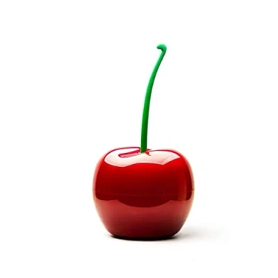 Obrázek QUALY QL10128 Cherry Bin odpadkový koš, plast, červená, 24x24x44,5cm