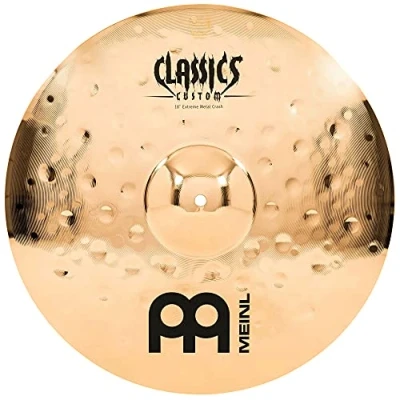 Obrázek Meinl Cymbals Classics Custom Extreme Metal Crash — 18 palců (video) bicí sada činely (45,72 cm) B12 bronz, brilantní povrch (CC18EMC B)