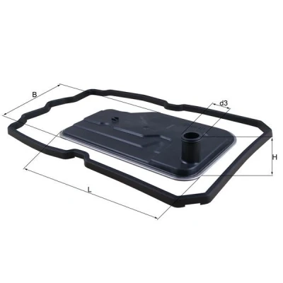 Obrázek MAHLE HX 124D hydraulický filtr, automatická převodovka