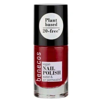 Obrázek benecos Nail Polish 20FREE propouštějící vodu 5 ml cherry red