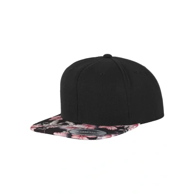 Obrázek Flexfit Floral Snapback Kšiltovka, Velikost: One Size, Black