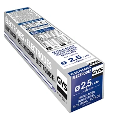 Obrázek Gys 230 Rutile elektrody Ocel průměr 2,5 mm Krabička, 1 kus, 085039