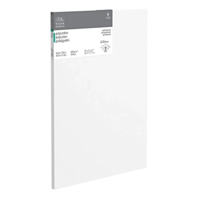 Obrázek Winsor &amp; Newton 6206028 Profesionální klínový rám z bavlněné směsové tkaniny, 385 g/m², 3násobně natřený, střední zrnitost, ideální pro olejové barvy a akrylové 50 x 70 cm