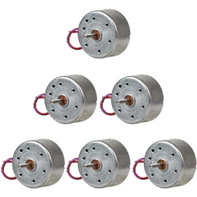 Obrázek ICQUANZX 6 kusů DC 3 V 1730 RPM mini elektromotor pro DIY hračky generátor větrné turbíny