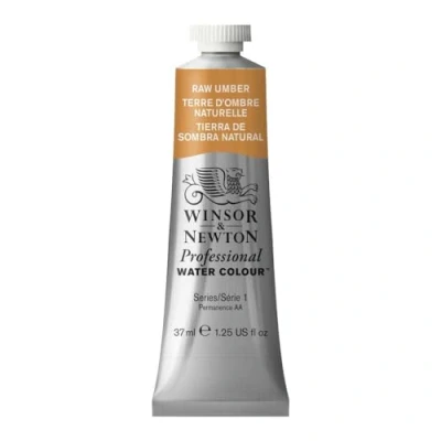 Obrázek Winsor &amp; Newton 0114554 profesionální akvarelová barva, živé vodní barvy v umělecké kvalitě, vysoká brilance barev a svítivost, stálá na světle, archivní kvalita, 37ml tuba přírodní umbra