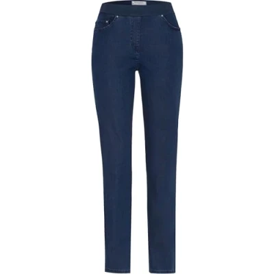 Obrázek Raphaela by Brax Dámský styl Pamina Rundum Jersey skluz Super Dynamic Denim Slim Jeans, Tmavě modrá