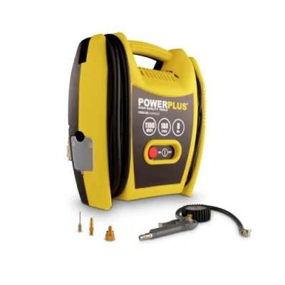 Obrázek POWERPLUS POWX1705 Kompresor 1100W plus 5 ks přísl. Bezolejový