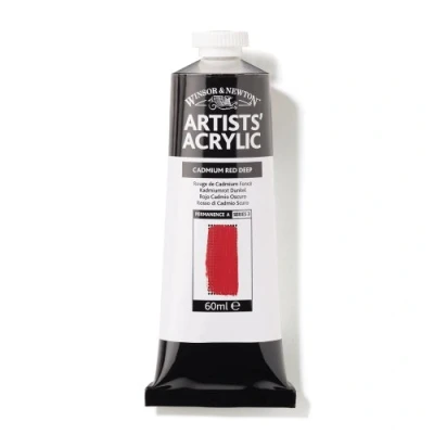 Obrázek Winsor &amp; Newton Profesionální akrylová barva 2320507 v umělecké kvalitě, vysoká zářivost barev a krycí schopnost, archivní kvalita, 60 ml tuba perylenová hnědá