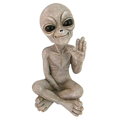 Obrázek Design Toscano Pozdravy, zemšťany UFO, mimozemská socha