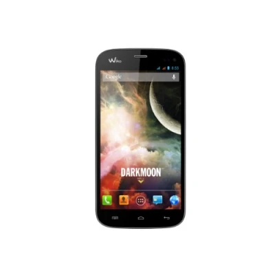 Obrázek Wiko Darkmoon 11,9 cm (4,7 palců) chytrý telefon (IPS HD dotykový displej s Gorilla Sklo, Quad Core, 1,3 GHz, duální SIM kamera, kamera 8 megapixelů, 4 GB interní paměť, 1 RAM, Android 4.2) černý