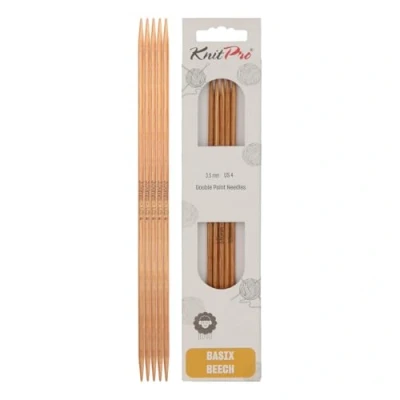 Obrázek Knit Pro Basix Birke jehličková hra 20 cm 3,50 mm