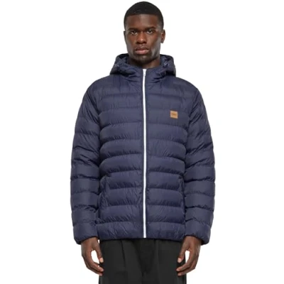 Obrázek Urban Classics Pánská bunda Basic Bubble, Bleu (námořnická modrá / bílá námořnická 496), L