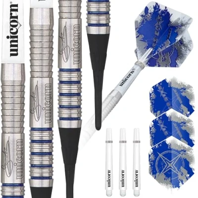 Obrázek Unicorn Silver Star Gary Anderson Soft Dart, 80% Tungsten, 19g