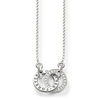 Obrázek Thomas Sabo Dámský řetízek Forever Together 925 Sterlingové stříbro KE1488 051 14 L45v, stříbro, Kubická zirkonie