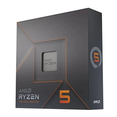 Obrázek AMD Ryzen 5.7600X Prozessor, 6 Kerne/12 Threads ungedrosselt, Architektur Zen 4, 38MB L3 Cache, 105W TDP, bis zu 5,3 GHz Boost Frequenz, Sockel 5, DDR5 &amp; PCIe 5.0 Schwarz