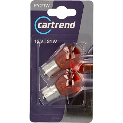 Obrázek cartrend PY21W kulová lampa ge 2x, oranžová