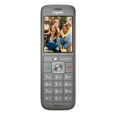 Obrázek Gigaset CL660HX Univerzální telefon bezdrátový IP / designový (pro připojení k základnám nebo routeru s velkým displejem a brilantní hlasovou kvalitou) antracitový