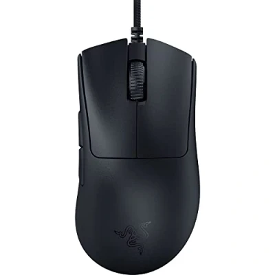 Obrázek Razer DeathAdder V3 ergonomická myš Esports (59 g lehký design, tvar, 30K optický senzor, spínač myši Gen 3, 8000Hz technologie HyperPolling, kabel Speedflex), černá