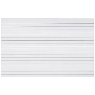 Obrázek Q Connect Kartotéční listy, jemně linkovaný, 20,3 X 12,7 cm, bílá, 100 kusů