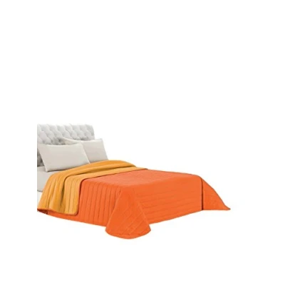 Obrázek Italian Bed Linen Elegant Sommer Steppdecke orange/gelb, 100% Mikrofaser, 220x270cm