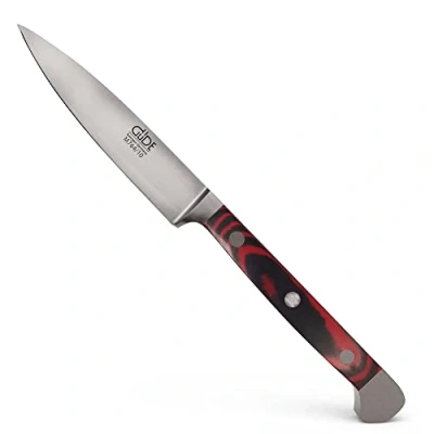 Obrázek GÜDE Solingen špikovací nůž kovaný, 10 cm, Micarta, ALPHA MIKARTA, Office nůž, dvojitá čepička, ruční výroba Germany