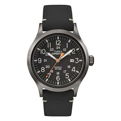 Obrázek Timex Unisex náramkové hodinky Expedition Scout Analog Quarz Nylon, Černá/černá, Sport