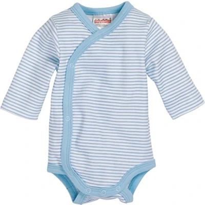 Obrázek Playshoes Unisex dětské zavinovací body pro batolata, bleu Ringel