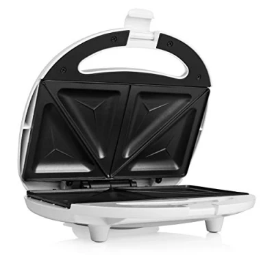 Obrázek Tristar Sendvičovač s nepřilnavým povrchem, 750 W, pro 2 sendvičové toasty na jeden postup, SA 3052, bílý
