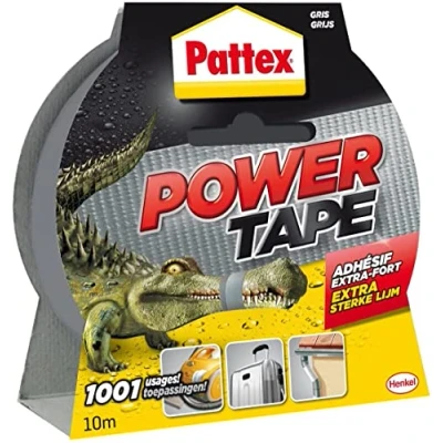 Obrázek Pattex Textilní páska Power Tape, (B)50 mm x (L)10 m, šedá