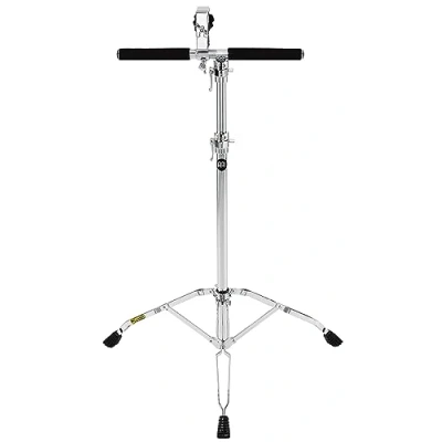 Obrázek Meinl Percussion Professional Bongo Stand dvojitý stojan na hraní vestoje pro dvě bongos ocel, chromovaný (TMB)