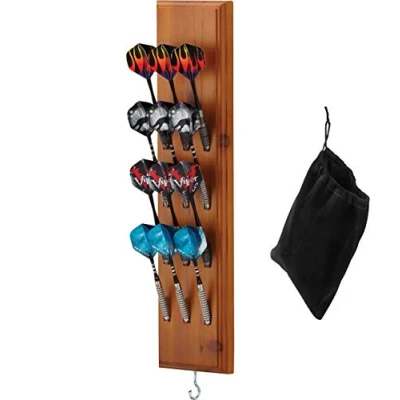 Obrázek Viper Unisex sisal/ristle Dartboard Bundle Držák šipek pro montáž na stěnu, 12 s ocelovými/měkkým hrotem, skořicový povrch, jednotná velikost