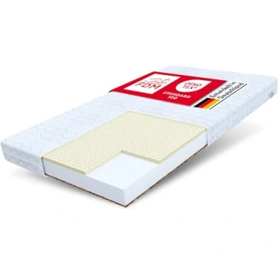 Obrázek FDM PIKOLO latexová matrace, kokosová, latex, polyuretanová pěna, polyester, 80 x 200 cm