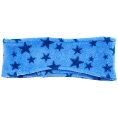 Obrázek Playshoes Unisex dětský flísový čelenka hvězdy, 7 modrá.