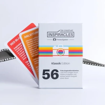 Obrázek Inspiracles Fotoúkoly fotografování pro začátečníky, inspirace a učení s 52 foto úkoly 10 podváděcími listy, fotografické příslušenství vychytávky amatérské fotografy (verze
