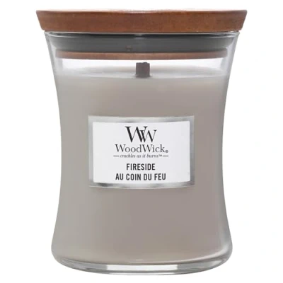 Obrázek WoodWick Vonná svíčka s praskajícím knotem Mini pískové hodiny Fireside doba hoření až 20 hodin Perfektní dárky pro ženy