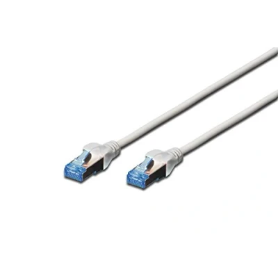 Obrázek DIGITUS LAN kabel Cat 5e 15 m CCA síťový s RJ45 SF/UTP pojivo kompatibilní 6 &amp; 5 šedý