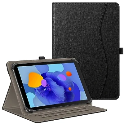 Obrázek Fintie Tablet Universal Hülle für Blackview Tab60 WiFi 10 Zoll/Tab 70/Tab 80 10&quot;, SGIN/HotLight/DOOGEE/Fullant 10.1 Zoll, Multi Winkel 9 11 Zoll Tablet, Schwarz