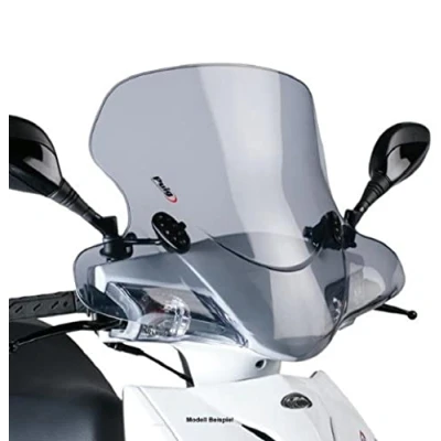 Obrázek Puig 1299H čelní sklo City Touring Honda Dylan průhledné / kouřově šedé