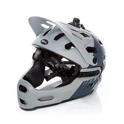 Obrázek Bell Unisex dospělí SUPER 3R MIPS cyklistická helma, downdraft mat Grey/Gunmetal, L