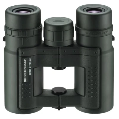 Obrázek ESCHENBACH Optika 10x32 Sektor D compact+ dalekohled lehký univerzální přístroj pro vysoké nároky na turistiku, pozorování ptáků, zvěře v přírodě vhodné nositele brýlí