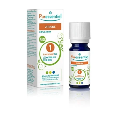 Obrázek Puressentiel Éterický olej citrón bio 10 ml BBDÄÖ 100% čistý a přírodní